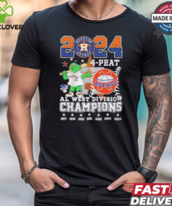Houston Astros Orbit 4 Peat AL West Division Champions Shirt