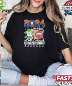 Houston Astros Orbit 4 Peat AL West Division Champions Shirt