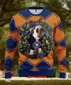 Houston Astros Pub Dog Christmas Ugly Sweater Christmas Gift For Fans Party Hoiliday Gift