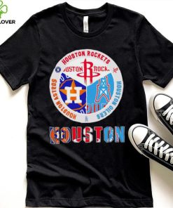 Houston Astros Rockets Oilers 3 teams sports circle logo gift hoodie, sweater, longsleeve, shirt v-neck, t-shirt