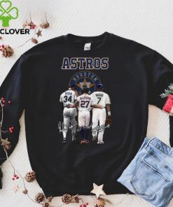 Houston Astros Ryan 34 Altuve 27 Biggio 7 Signatures t hoodie, sweater, longsleeve, shirt v-neck, t-shirt