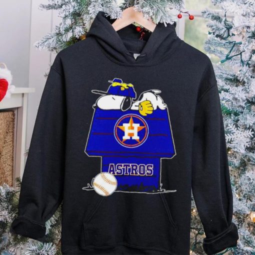 Houston Astros Snoopy And Woodstock The Peanuts Baseball hoodie, sweater, longsleeve, shirt v-neck, t-shirt