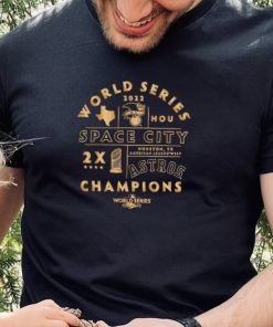 Houston Astros Space City Two Time World Series Champions Shirt