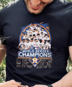 Houston Astros Team 2022 World Series Champions Signatures Shirt