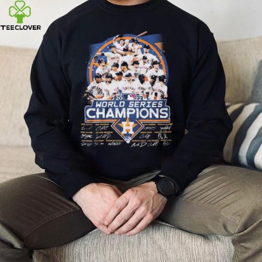 Houston Astros Team 2022 World Series Champions Signatures Shirt