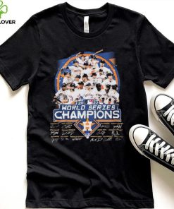 Houston Astros Team 2022 World Series Champions Signatures Shirt