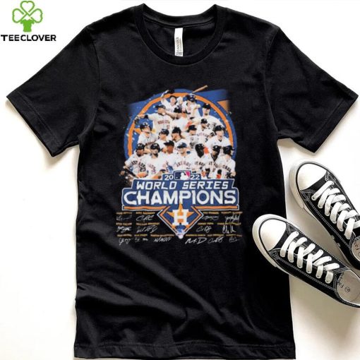 Houston Astros Team 2022 World Series Champions Signatures Shirt