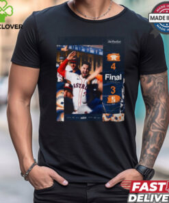 Houston Astros Win 4 3 Seattle Mariners Final Score September 24,2024 shirt