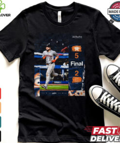 Houston Astros Win 5 2 Cleveland Guardians 2024 Postseason Final Score shirt