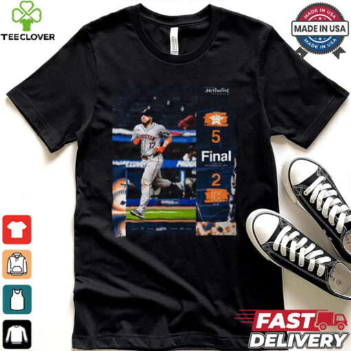 Houston Astros Win 5 2 Cleveland Guardians 2024 Postseason Final Score shirt