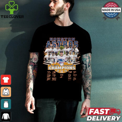 Houston Astros al west divíion Champion 2024 shirt