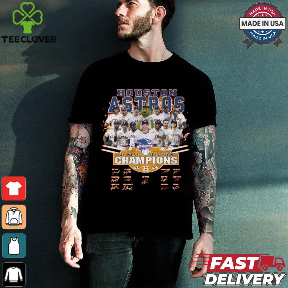 Houston Astros al west divíion Champion 2024 shirt Houston Astros al west divíion Champion 2024 shirt