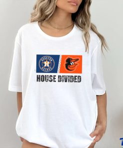Houston Astros vs Baltimore Orioles House Divided Shirt 1 Houston Astros vs Baltimore Orioles House Divided Shirt