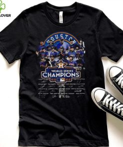 Houston Astros world series champions 2022 signatures shirt