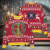 Arizona Cardinals x Grinch Christmas Dr. Seuss How the Grinch Stole Christmas with Super Bowl Trophy Custom Ugly Christmas Sweater