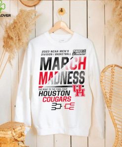 Houston Cougars 2023 NCAA march madness the road to final four hoodie shirt