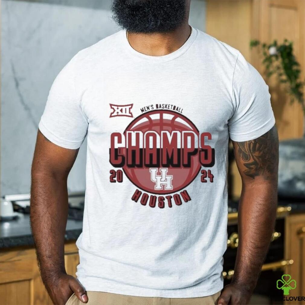 Houston Cougars 2024 Big 12 Men’s Basketball Regular Season Champions T Shirt Houston Cougars 2024 Big 12 Men’s Basketball Regular Season Champions T Shirt
