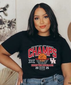 Houston Cougars 2025 Big 12 Men’s Basketball Regular Season Champions T Shirt