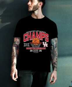 Houston Cougars 2025 Big 12 Men's Basketball Regular Season Champions T Shirt
