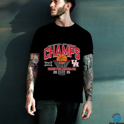 Houston Cougars 2025 Big 12 Men’s Basketball Regular Season Champions T Shirt