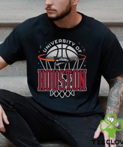 Houston Cougars Basketball Retro Rocket Tee Shirt