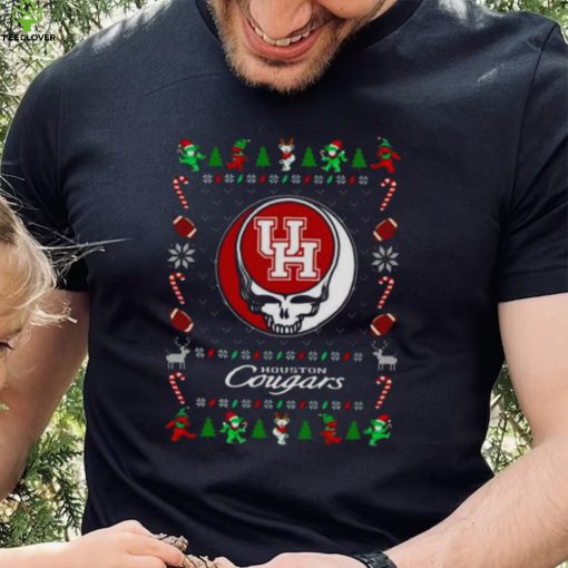 Houston Cougars Grateful Dead Ugly Christmas Shirt