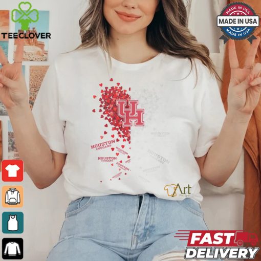Houston Cougars Heart Shirt