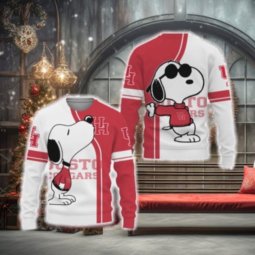 Houston Cougars Shop Champion Team 3D Sweater Christmas For Fan Gift