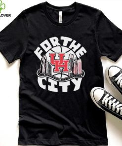 Houston Cougars basketball for the city logo shirt