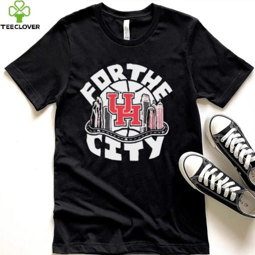 Houston Cougars basketball for the city logo shirt
