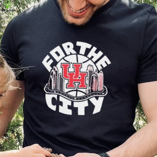 Houston Cougars basketball for the city logo shirt