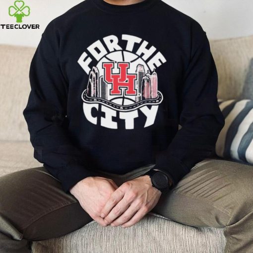 Houston Cougars basketball for the city logo shirt