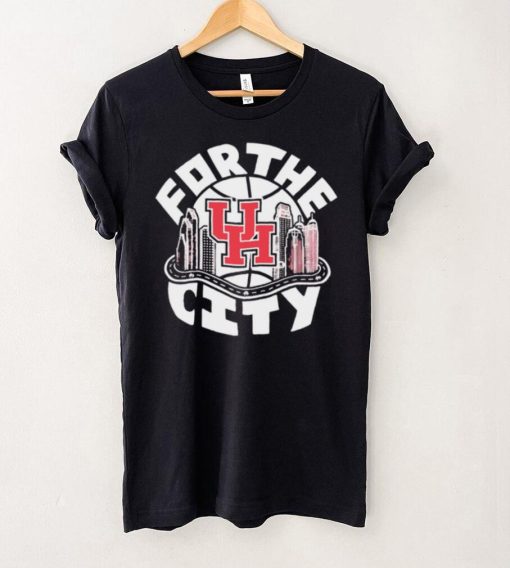 Houston Cougars basketball for the city logo shirt