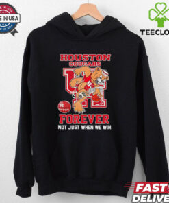 Houston Cougars forever not just when we win mascot shirt
