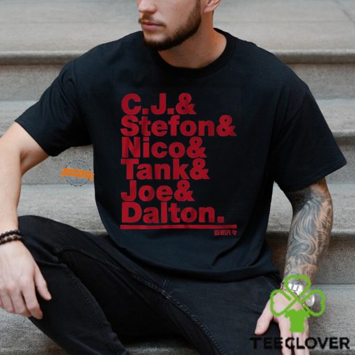 Houston Football Cj & Stefon & Nico & Tank & Joe & Dalton Shirt