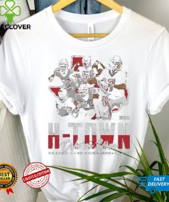 Houston Football H Town We're Here WHT Shirt