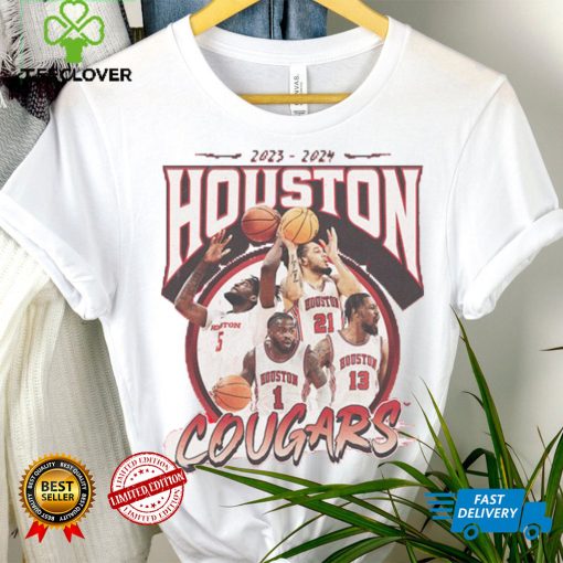 Houston NCAA Men’s Basketball Official 2023 2024 Post Season T Shirt