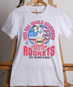 Houston Rockets 1995 NBA World Champions back to back shirt