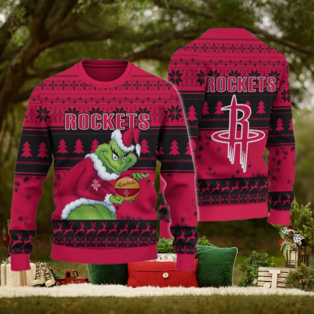 Houston Rockets Grinch Christmas Ugly Sweater Houston Rockets Grinch Christmas Ugly Sweater
