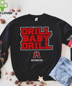 Houston Roughnecks Ufl drill baby drill logo shirt