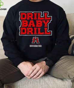 Houston Roughnecks Ufl drill baby drill logo shirt