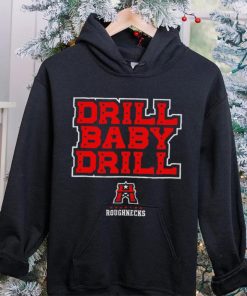 Houston Roughnecks Ufl drill baby drill logo shirt