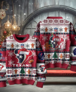 Houston Texans 2024 They Not Like Us Texans Christmas Ugly Sweater