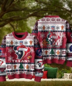Houston Texans 2024 They Not Like Us Texans Christmas Ugly Sweater