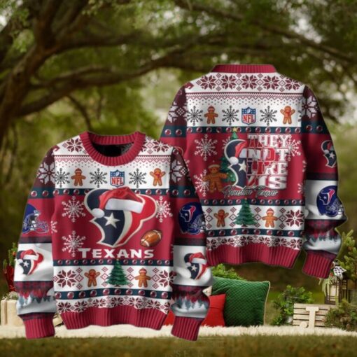 Houston Texans 2024 They Not Like Us Texans Christmas Ugly Sweater