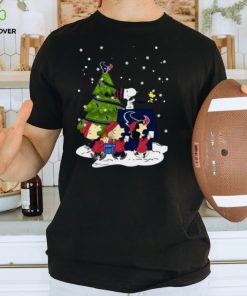 Houston Texans Are Coming To Town Snoopy Christmas Shirt