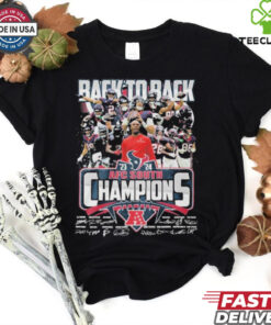 Houston Texans Back To Back 2023 2024 AFC South Champions T Shirt