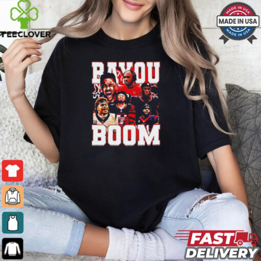 Houston Texans Bayou Boom players vintage shirt