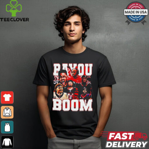 Houston Texans Bayou Boom players vintage shirt