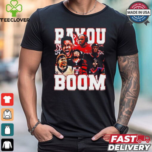 Houston Texans Bayou Boom players vintage shirt